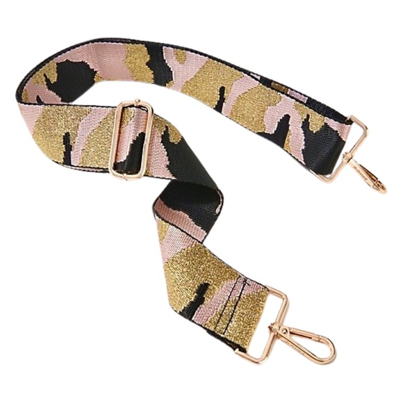 Pink & Gold Camouflage Adjustable Bag Strap - Picture 4 of 11